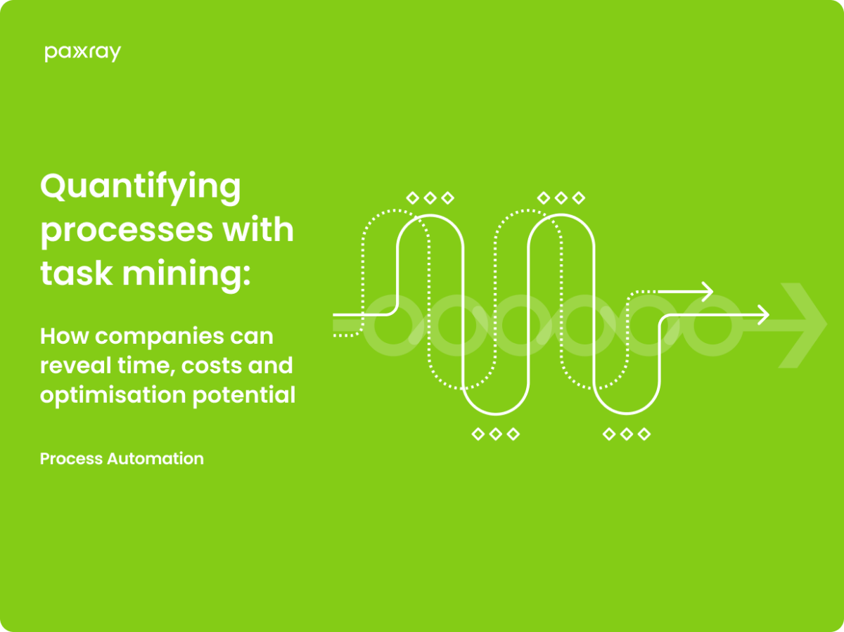 Quantifying processes with task mining: How companies can reveal time,costs and optimisation potential